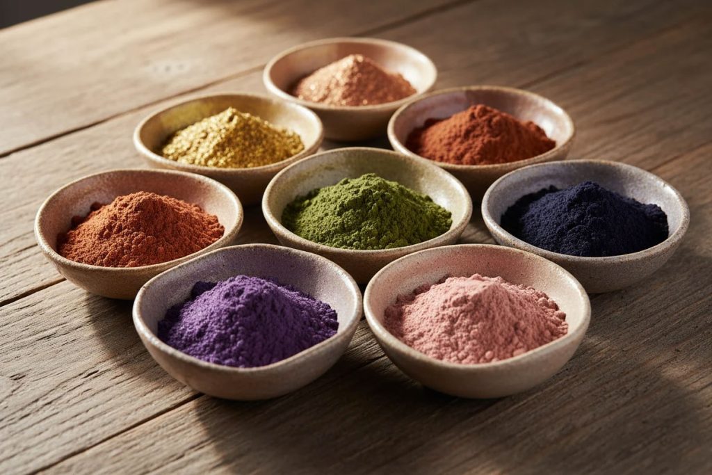Natural food color powders